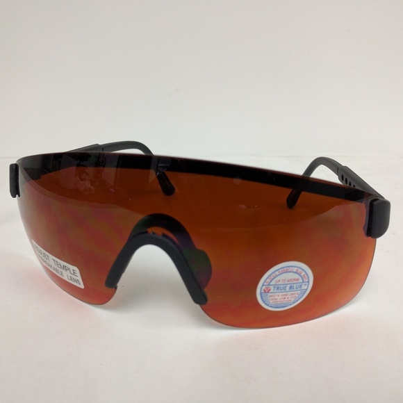 NWT TruVintage Sports Blade Rimless Wrap around Adjustable arms Sunglasses - Picture 1 of 3